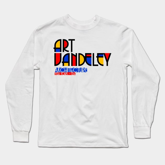 Art Vandeley Architecture Long Sleeve T-Shirt by NathanielF